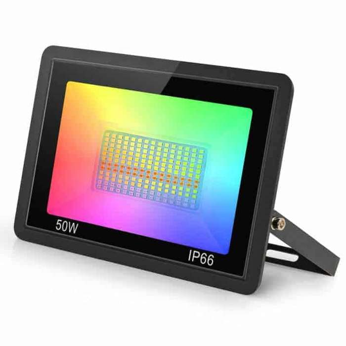 Smart Flood Spot Light Outdoor IP66 50W RGBCW LED | Tuya WiFi Smart Life