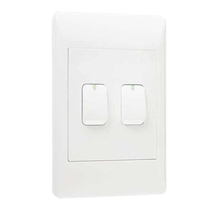 Smart WiFi Mechanical Light Switch, 2 Gang | Neutral Wire + BT | WiFi Tuya Smart Life