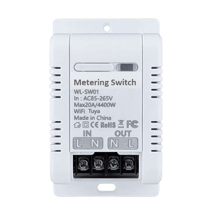 Smart Switch Basic 30A 6.6kW  | Energy Monitor | Wi-Fi Tuya Smart Life