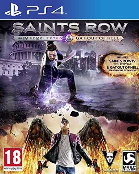 Saints Row IV Re-Elected and Saints Row Gat Out of Hell PS4 Playd