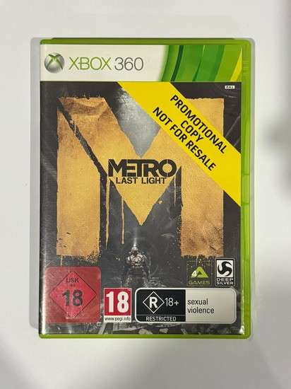Metro Last Light Xbox 360