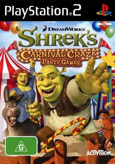 Shreks Carnival Craze Party Games PS2