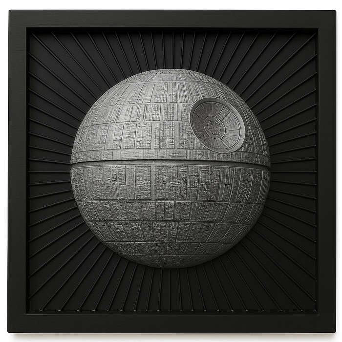 Death star wall art