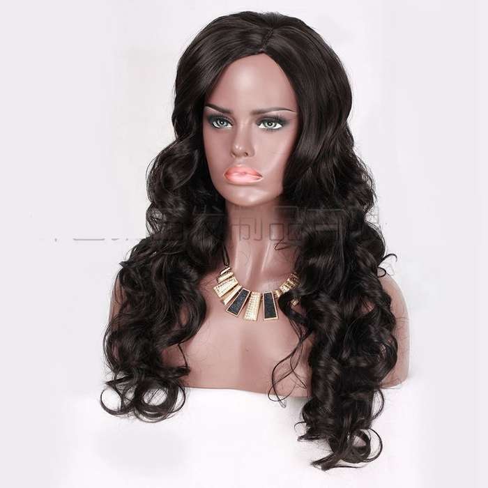 Afro Kinky curly Brazilian Hair African Ameri Curly Body Wavy Women Wig Long Hair