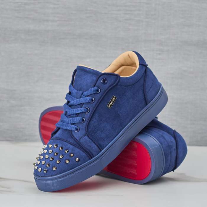 URBANART Navy Limit Suede Sneakers