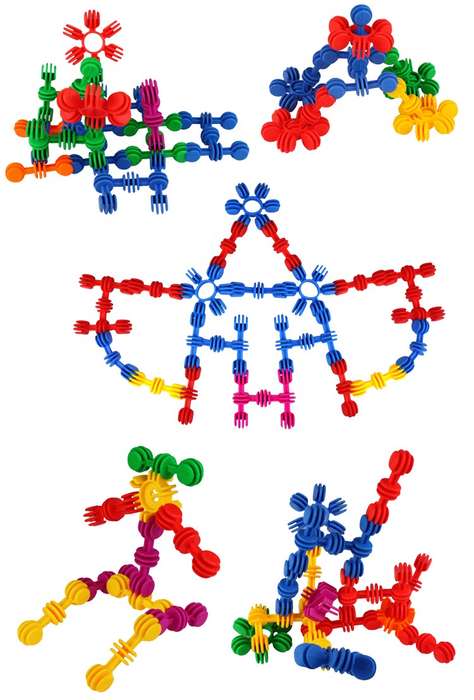 Interstar Connectors Construction Set - Plastic