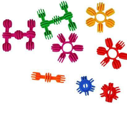 Interstar Connectors Construction Set - Plastic