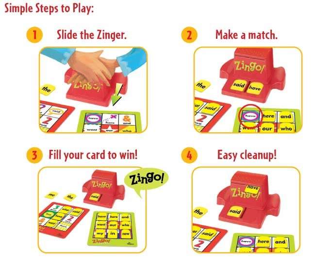 Zingo! Sight Words