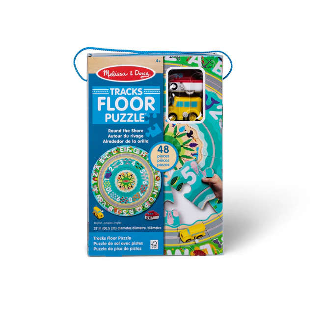 Round the Shore Tracks Floor Puzzle  48 Pieces