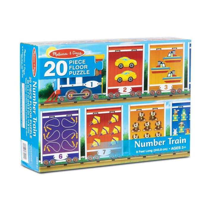 Number Train Floor Puzzle 20pc