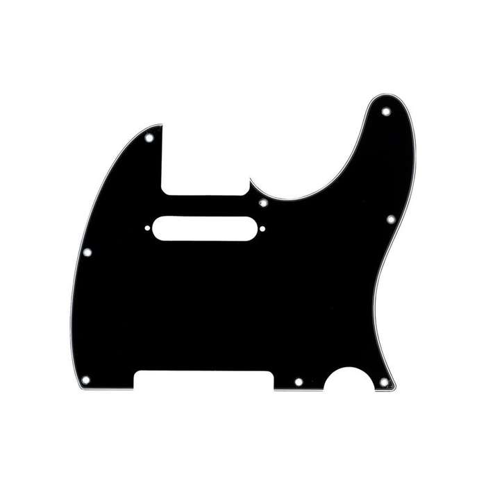 Black 3ply Standard Tele Style Pickguard
