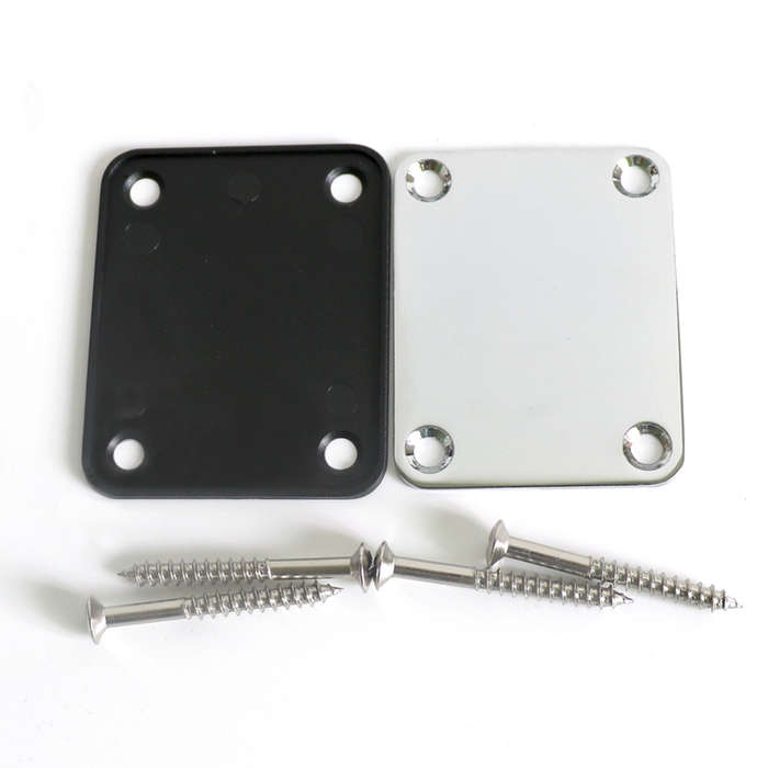 Guitar neck joint plate with screws& gasket (Standard Size)