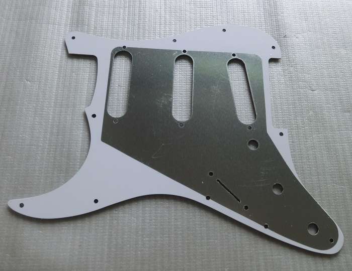 S/S/S Brown Tortoise Shell 3ply Strat Style Pickguard
