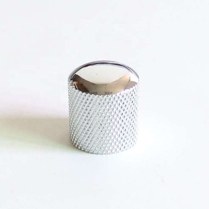 Chrome Metal Knob - Push On (single)