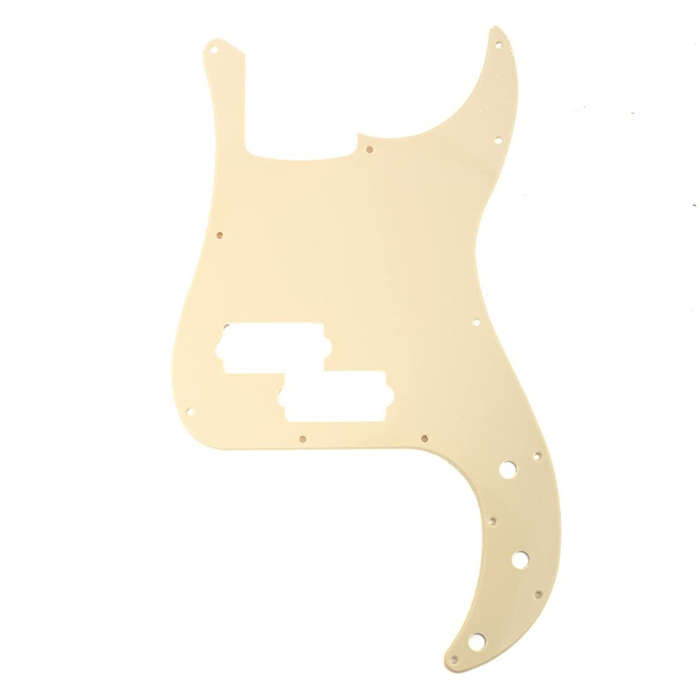 Cream Precision Bass Pickguard 1ply