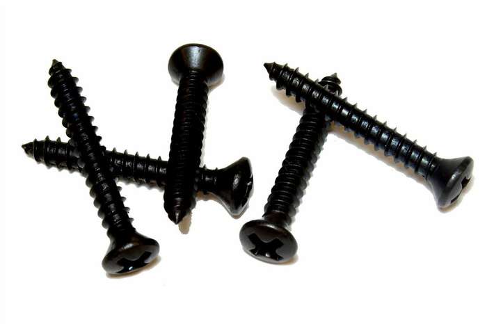 Guitar Bridge Screws for Telecaster bridge or Strap Button (each)