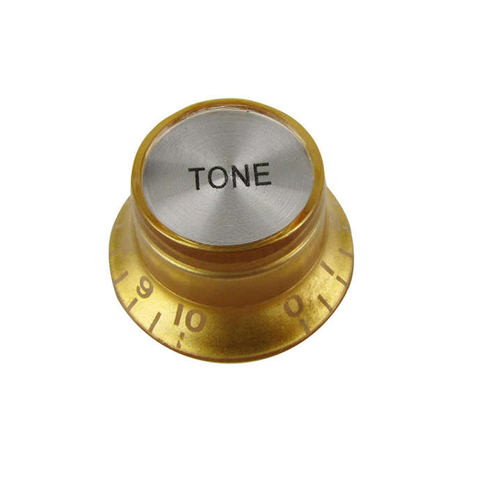 Gold Top Hat Gibson style replacement knob single - Volume