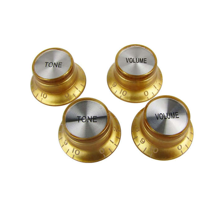 Gold Top Hat Gibson style replacement knob single - Volume