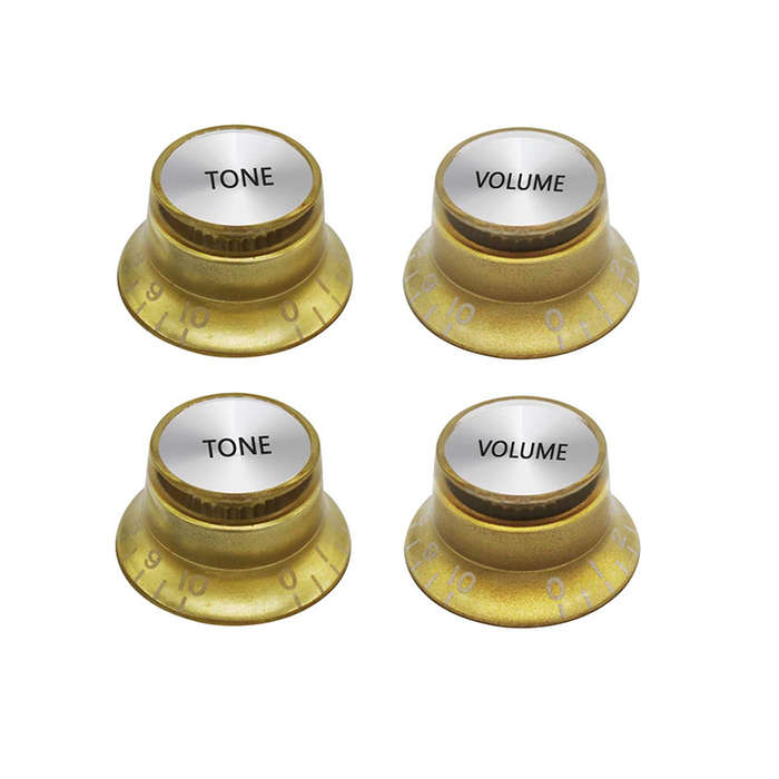 Gold Top Hat Gibson style replacement knob single - Volume