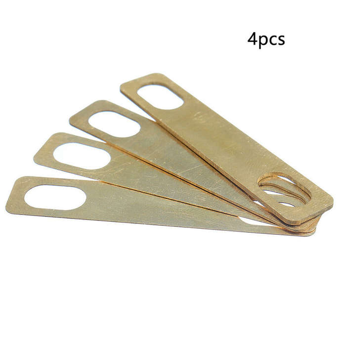 Brass Shims for guitar necks - Set of 4