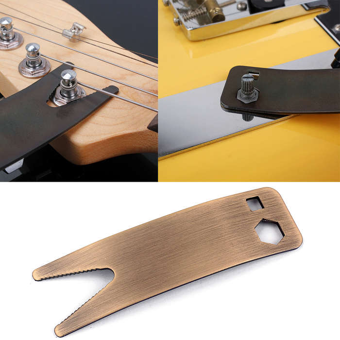 Guitar / Bass Multi-Tool Spanner Wrench Bronze