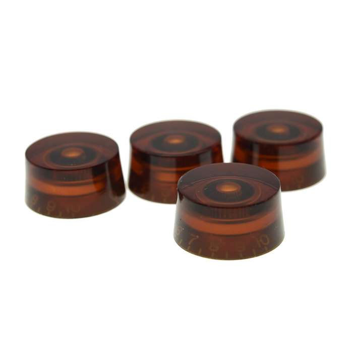 Brown/Amber Gibson speed dial style replacement knob