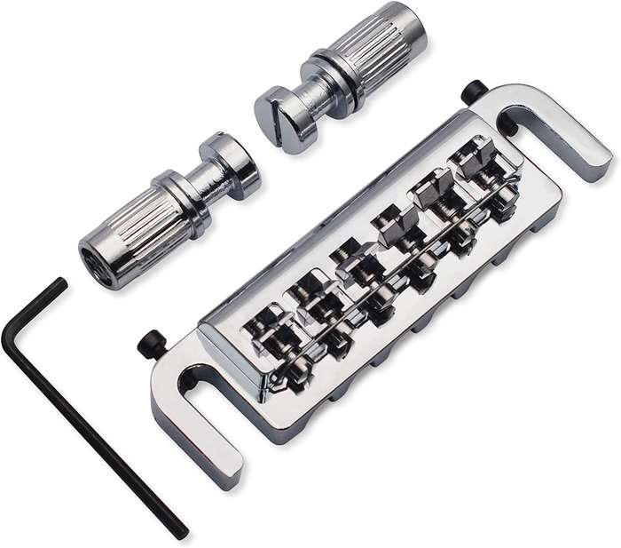 Wraparound Bridge with Intonatable Saddles