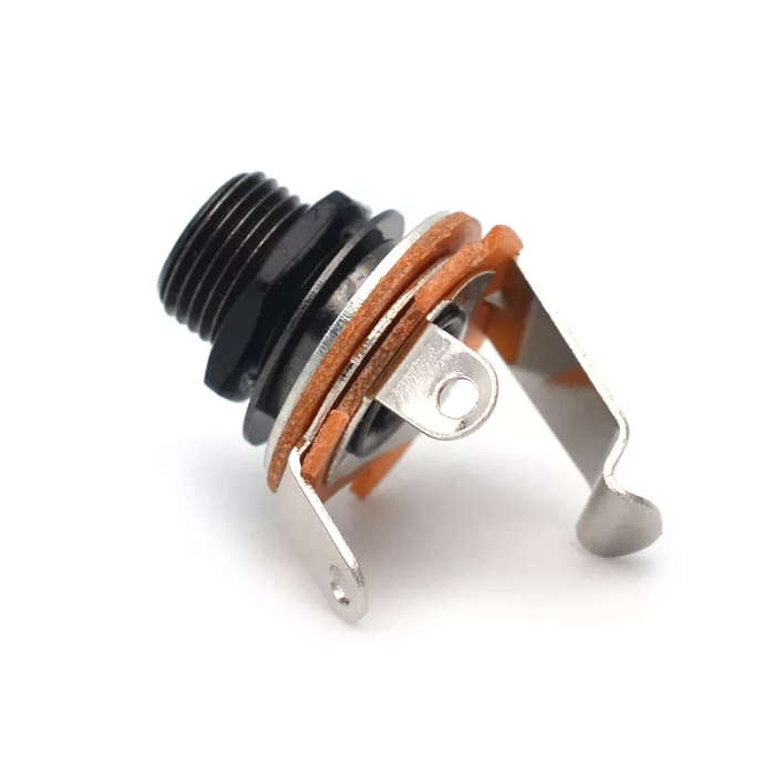 1/4'' (6.35mm) Mono Output Jack Socket Black