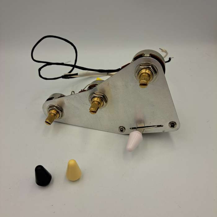 S/S/S Prewired Electronic Assembly for Stratocaster Guitars USA Layout - Solder-in