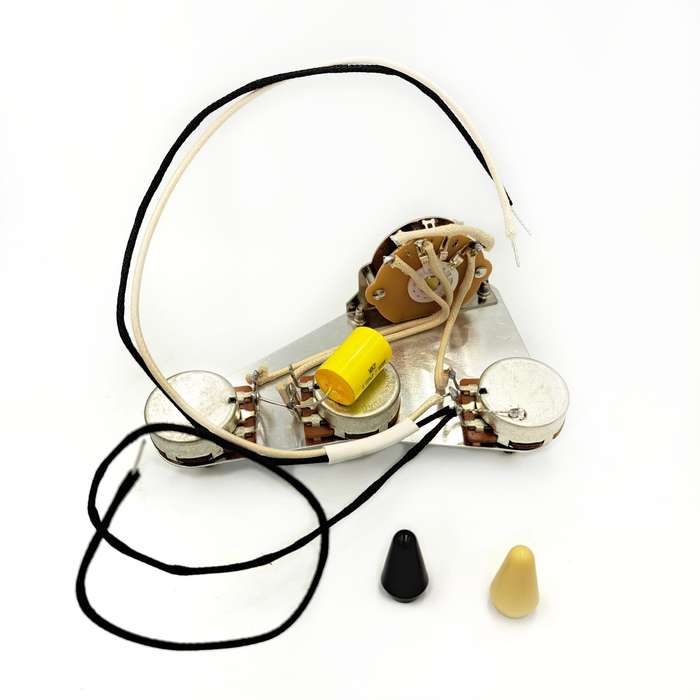S/S/S Prewired Electronic Assembly for Stratocaster Guitars USA Layout - Solder-in