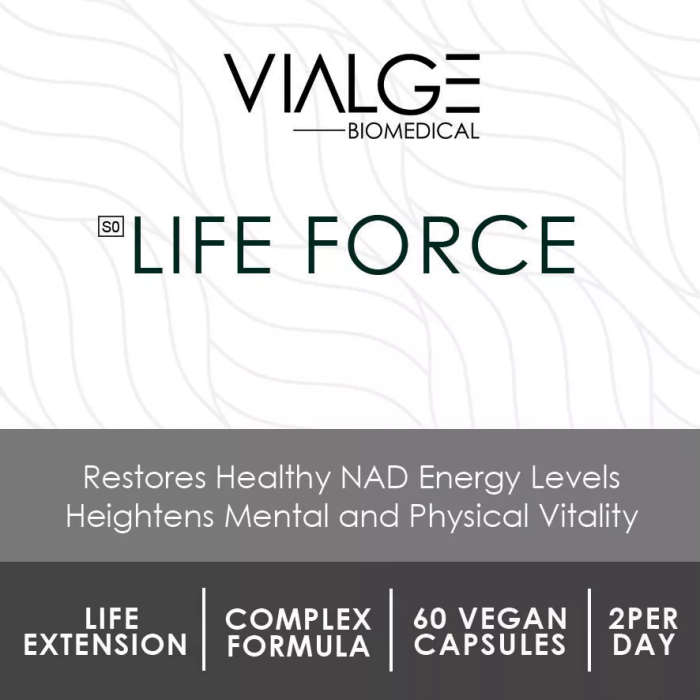 Life Force, 720mg - Natural NAD+ Boosting Longevity Supplement (60's)
