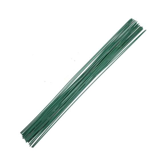 Green UnCovered Florist wire #26