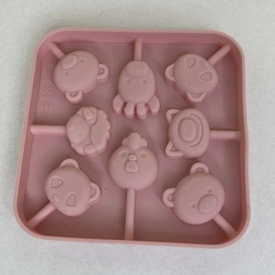 Animal Faces Lollipop Mould
