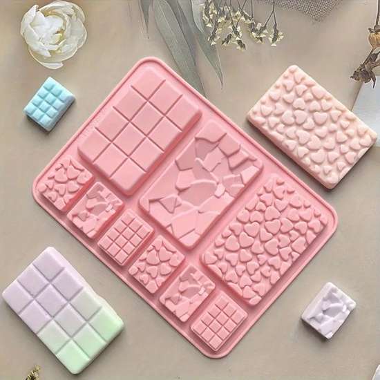 Multi Bar Chocolate Silicone Mould