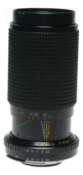 OZECK Super Auto Zoom 1:5.5 f=80-200mm Nikon NI Lens Mount