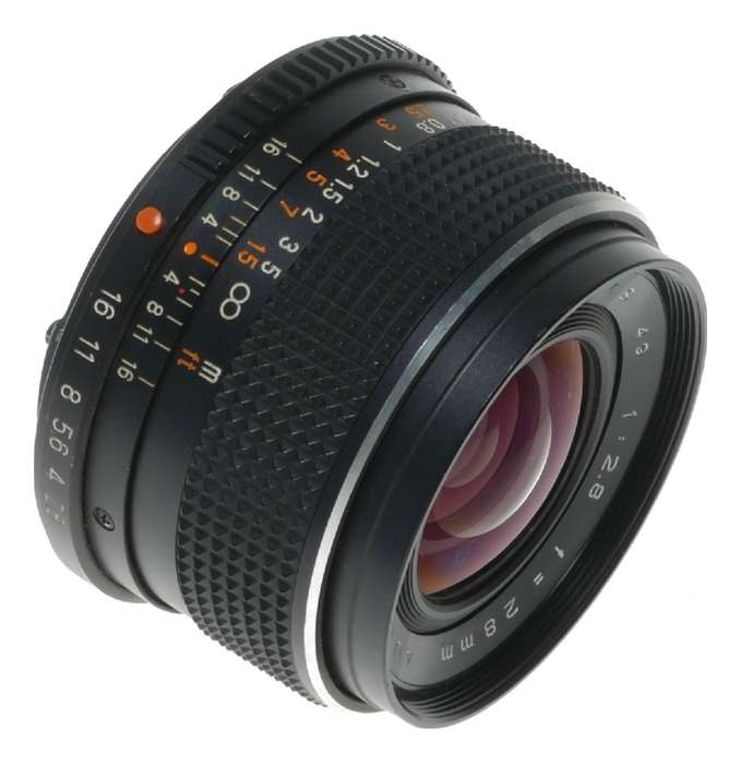 Mamiya Sekor CS Auto Wide Angle Camera Lens 1:2.8 f=28mm