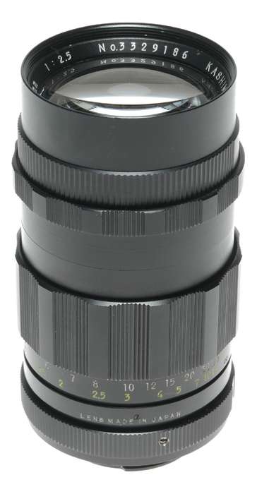 Kashimura Dia f=105mm 1:2.5 Camera Tele Lens Bayonet Mount