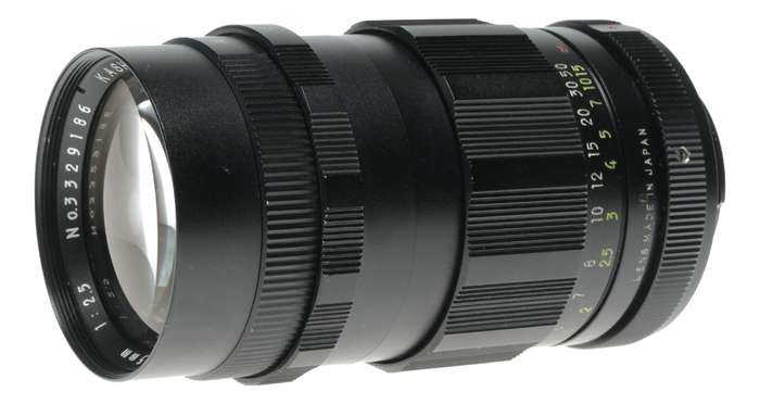 Kashimura Dia f=105mm 1:2.5 Camera Tele Lens Bayonet Mount