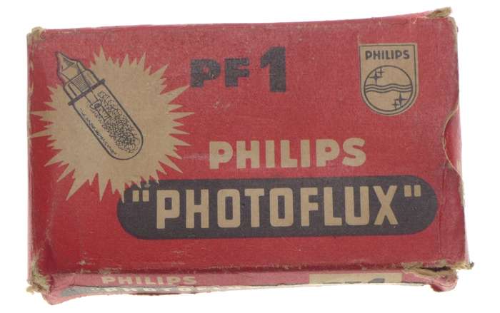 Philips Photoflux PF1 Classic SLR Vintage Camera Flash Bulb