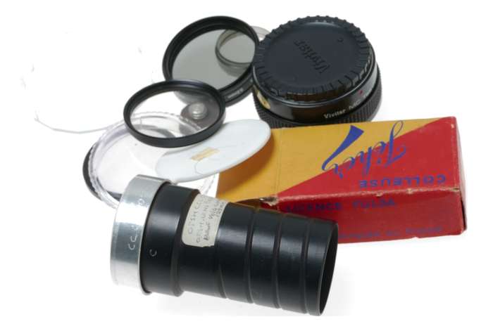 Vintage film camera accessories filters and things hard to find 33