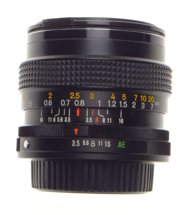 Konica Hexanon AR 28mm F3.5 SLR classic 35mm film camera lens kit