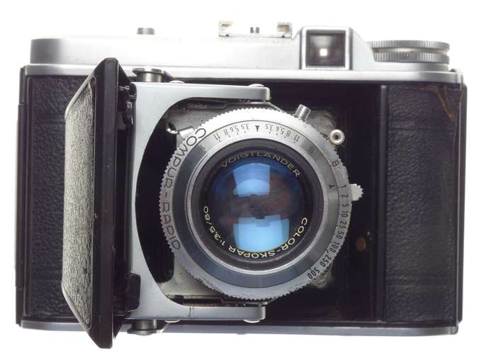 Voigtlander PERKIO II Vintage Folding camera Color Skopar 3.5/80 - Voigtlander