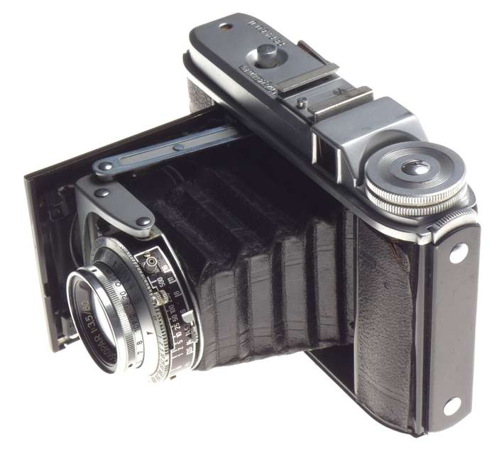 Voigtlander PERKIO II Vintage Folding camera Color Skopar 3.5/80 - Voigtlander