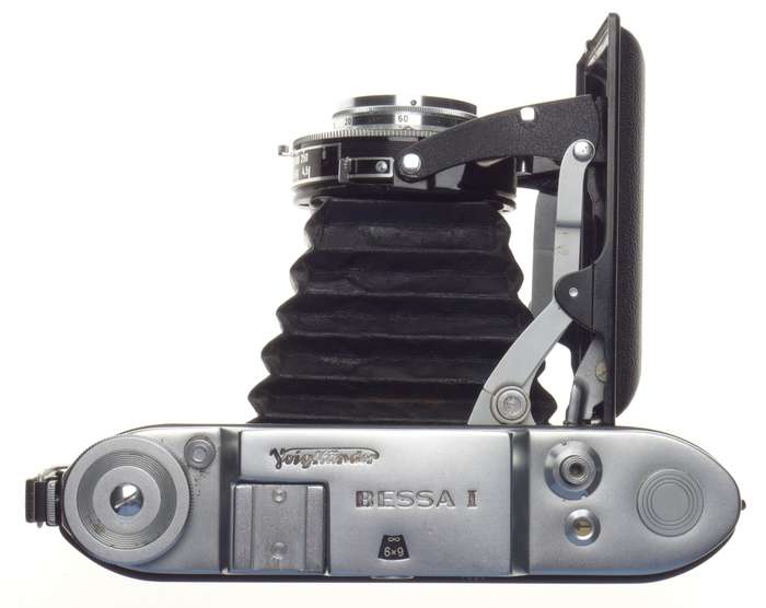 Voigtlander Bessa I Classic folding camera 3.5/105mm VASKAR lens used