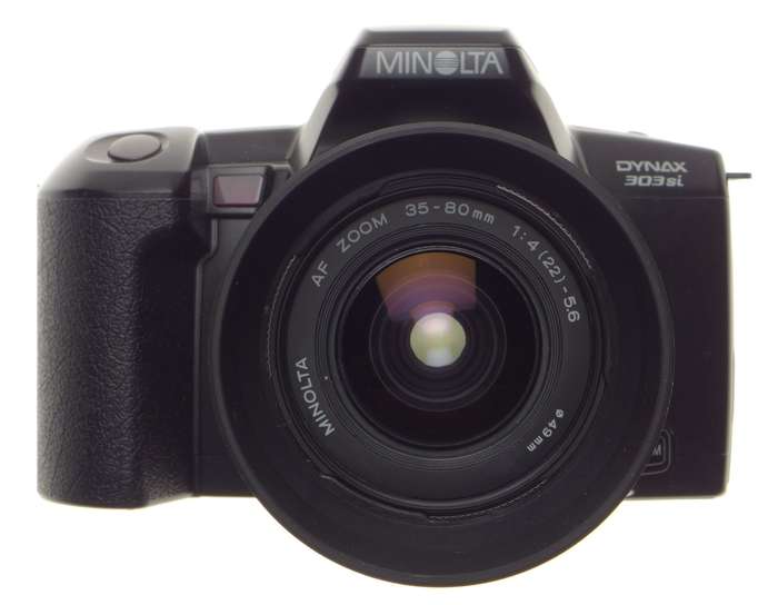 Minolta DYNAX 303si SLR 35-80mm Zoom SLR film camera lens