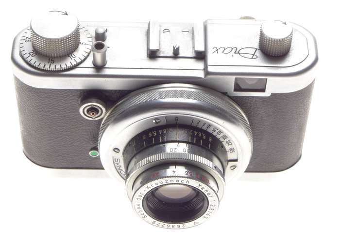 DIAX Point and shoot 35mm film camera chrome classic Xenar 2.8/45 lens