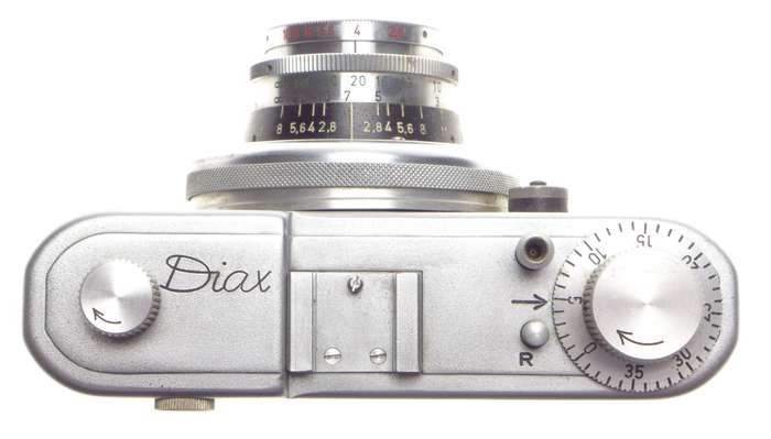 DIAX Point and shoot 35mm film camera chrome classic Xenar 2.8/45 lens