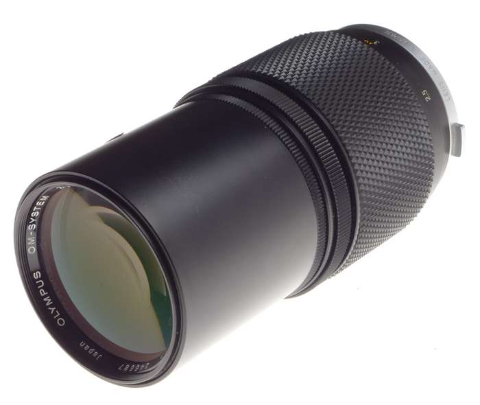 Mint Olympus OM-System Auto-T 1:1.4 f=200mm SLR 35mm film camera lens vintage kit