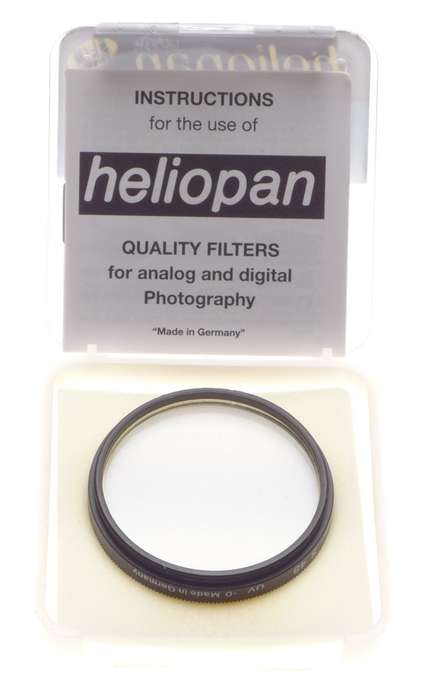 HELIOPLAN Yellow 8 Light Filter ES 55 UV filter Boxed MINT