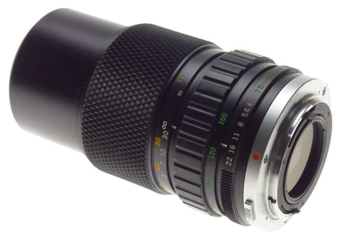 Olympus OM-System Auto-S 1:1.4/75-150mm Zuiko Auto Zoom SLR camera lens - Olympus